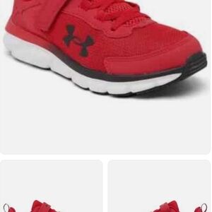 Under Armour Kids Red Sneakers